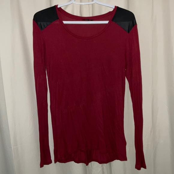Guess Maroon and Black Shirt Size M - Picture 1 of 9